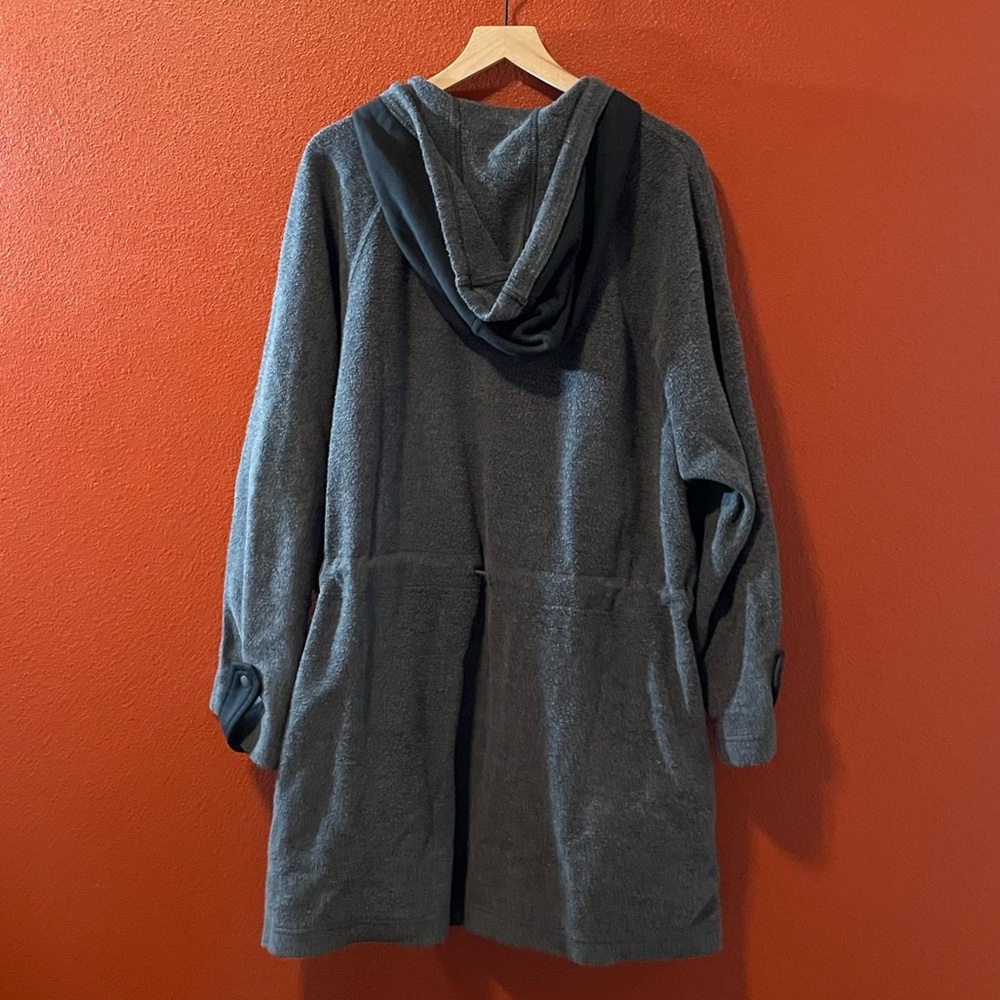 Free People Women’s The Sadie Surplus We The‎ Free Gray Knit Hooded Jacket - Picture 5 of 5